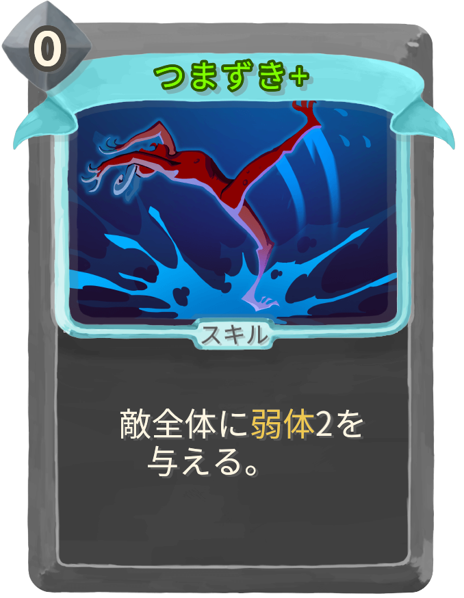 つまずき+