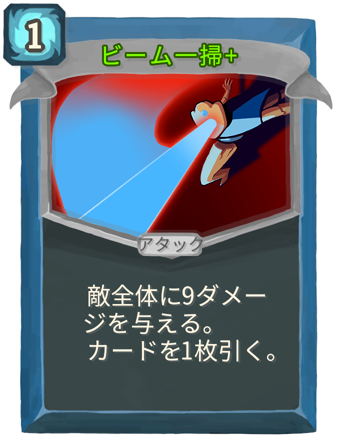 ビーム一掃+