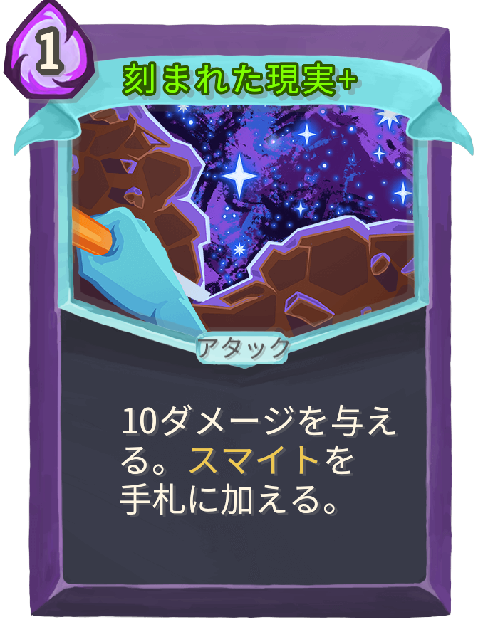 刻まれた現実+