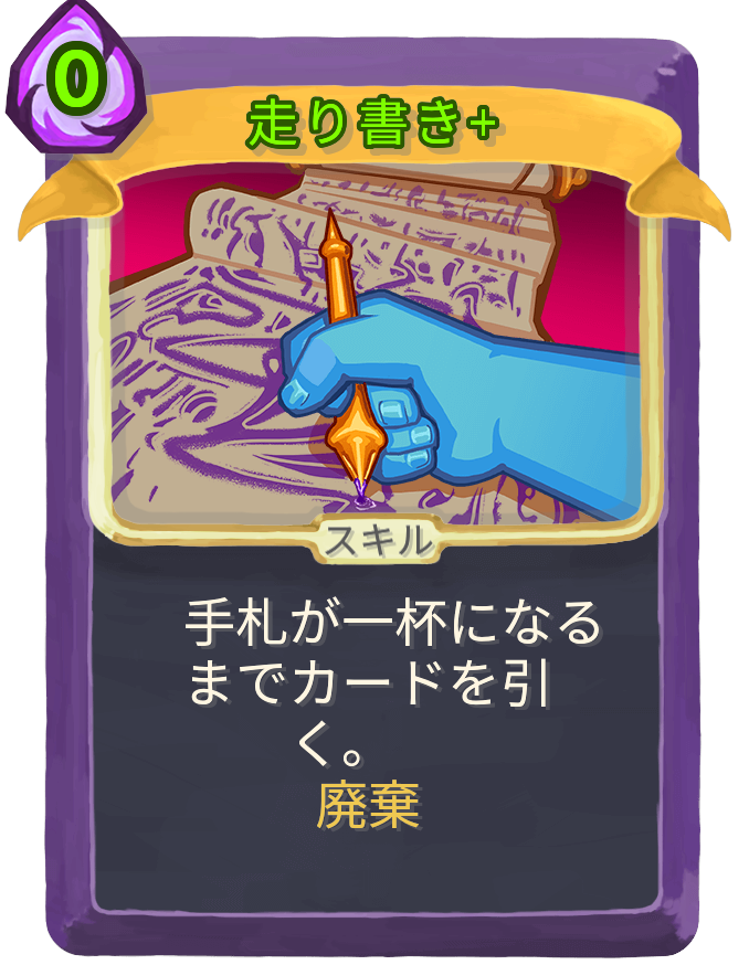 走り書き+